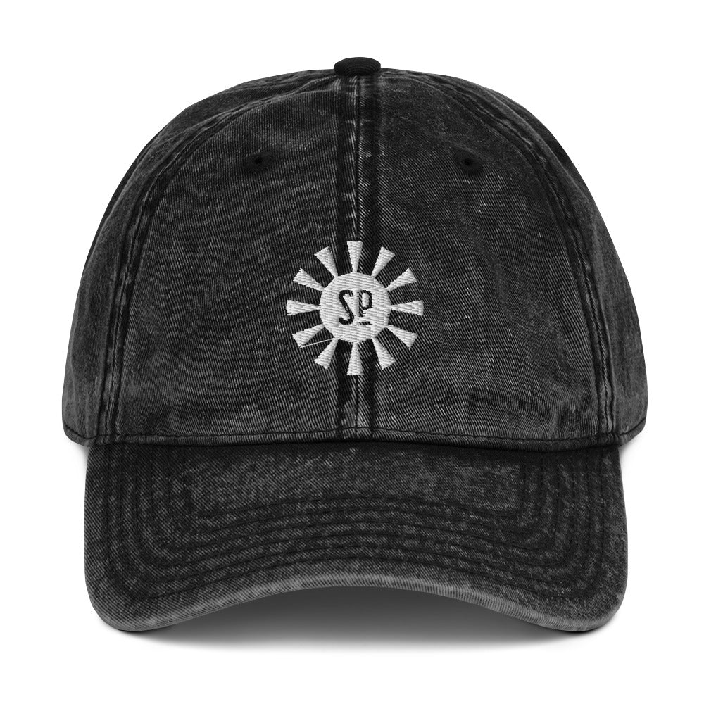 Sunny Side Pup Logo Vintage Cotton Twill Cap
