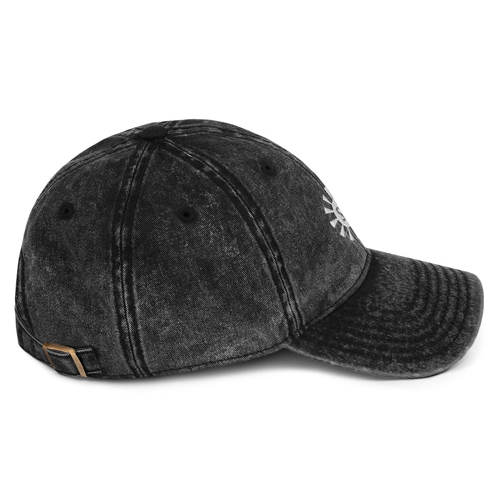 Sunny Side Pup Logo Vintage Cotton Twill Cap