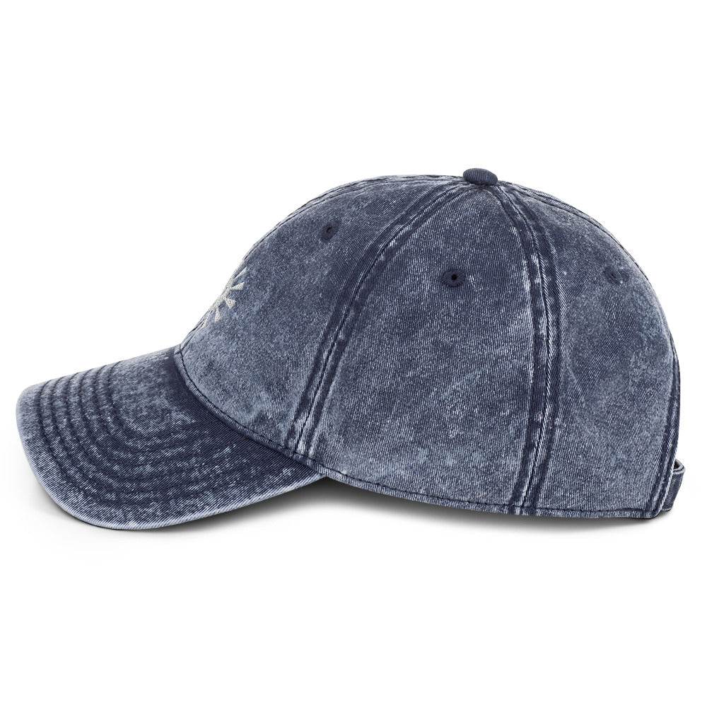 Sunny Side Pup Logo Vintage Cotton Twill Cap