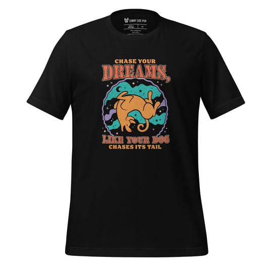 Chase Your Dreams t-shirt - Orange Dog